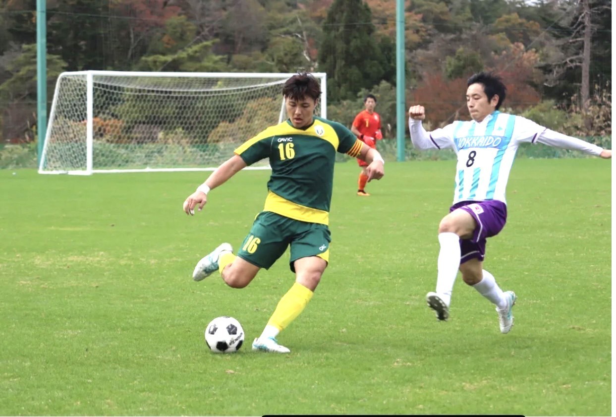 九州選抜チームに熊本から中尾悠人選手（左）